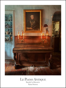 Le Piano Antique 18"x24" Fine Art Poster